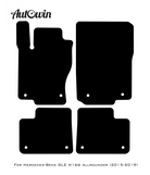 Black Floor Mats For Mercedes Benz GLE-Class W166 Allrounder (2015-2019) | Limited Edition - AutoWin