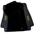 Black Floor Mats For Mercedes Benz GLS-Class X167 Maybach (2020-2023) | Fighter Jet Edition