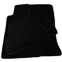 Black Floor Mats for Mercedes-Benz R107/C107 Coupe (1971-1989) - AutoWin