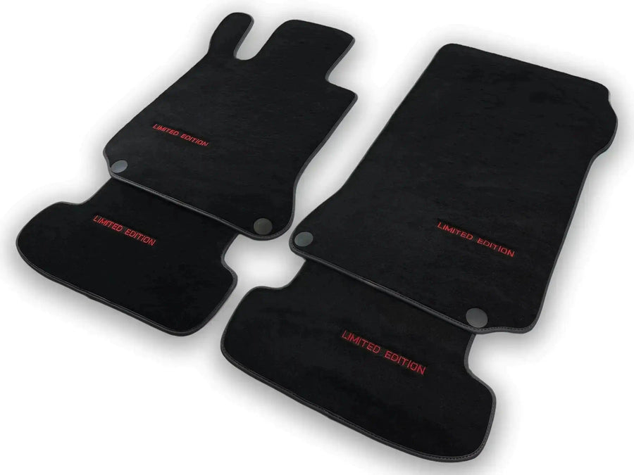 Black Floor Mats For Mercedes Benz S-Class W222 (2013-2020) Short Wheelbase | Limited Edition - AutoWin