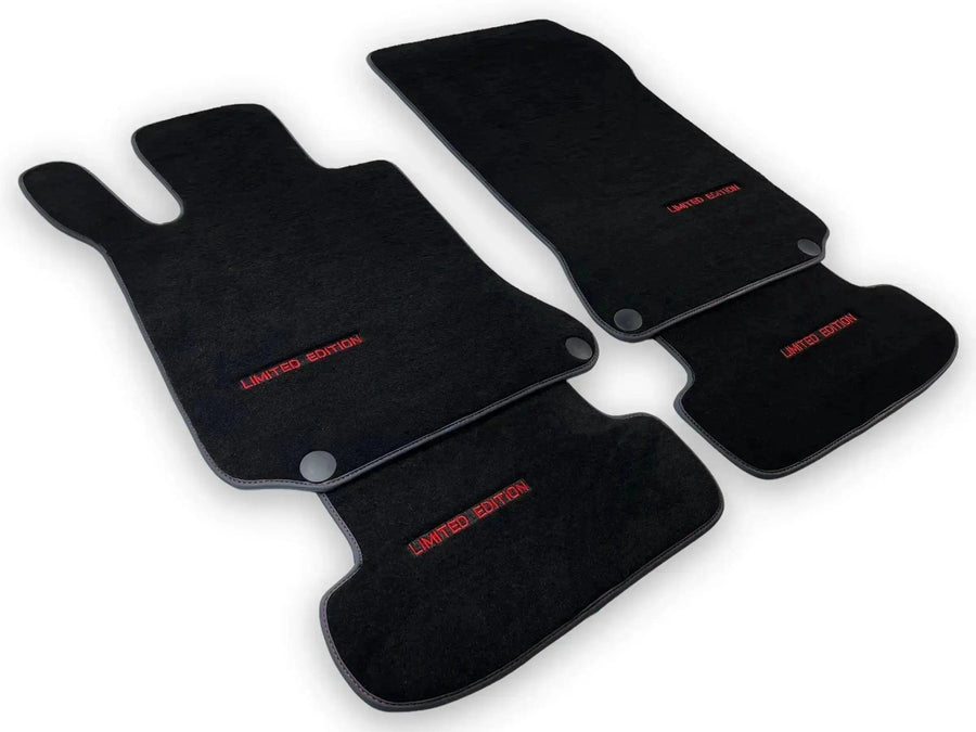 Black Floor Mats For Mercedes Benz S-Class X222 Maybach (2015-2021) | Limited Edition - AutoWin