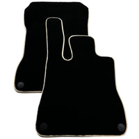 Black Floor Mats For Mercedes-Benz SL-Class R231 (2012-2022) Beige Trim - AutoWin
