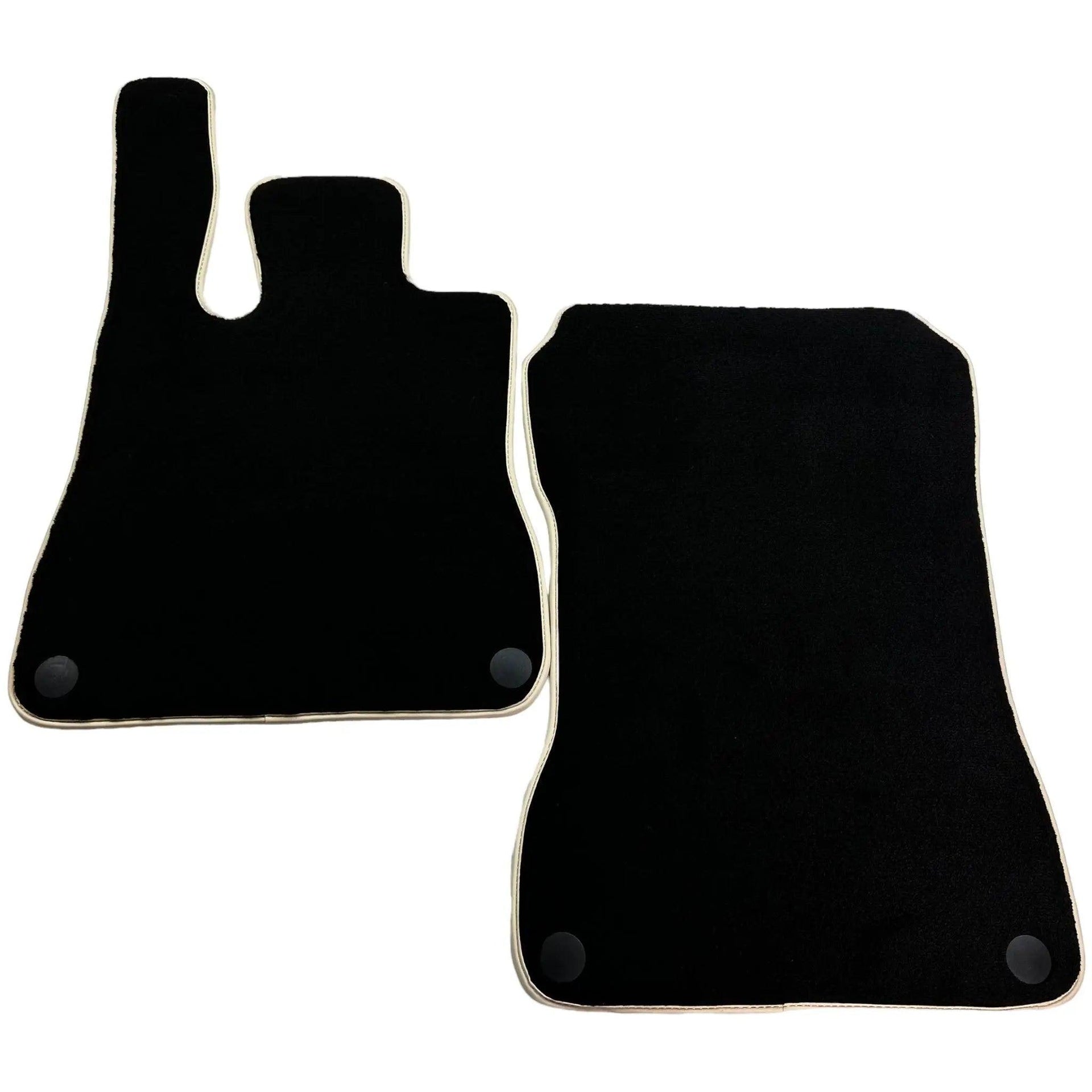 Black Floor Mats For Mercedes-Benz SL-Class R232 (2022-2023) Beige Trim - AutoWin