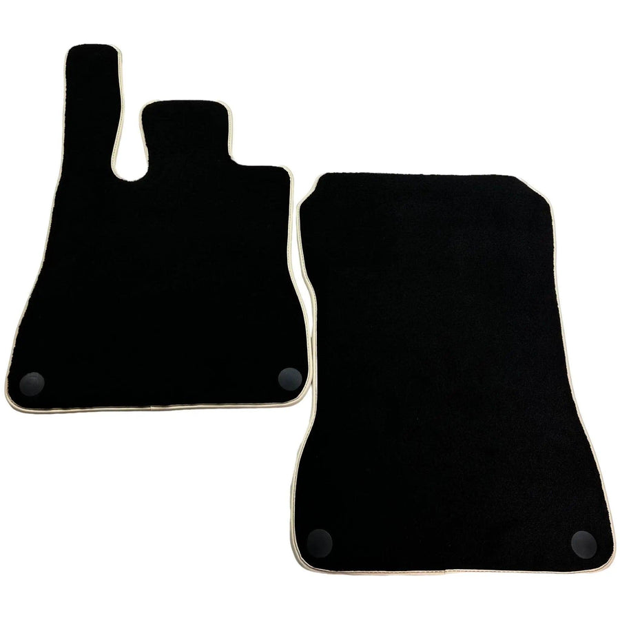 Black Floor Mats For Mercedes-Benz SL-Class R232 (2022-2023) Beige Trim - AutoWin