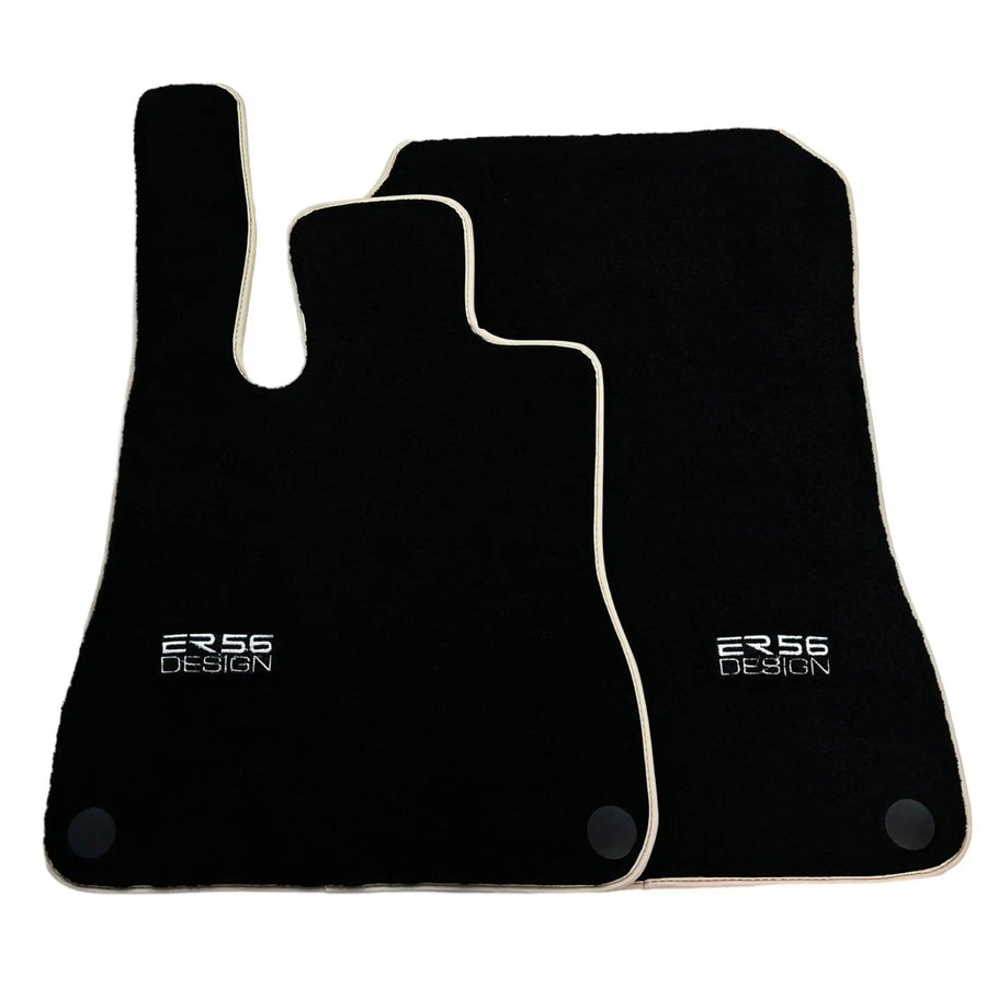 Black Floor Mats For Mercedes-Benz SL-Class R232 (2022-2023) ER56 Design - AutoWin