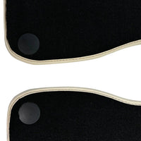 Black Floor Mats For Mercedes-Benz SLK-Class R172 (2011-2023) ER56 Design - AutoWin