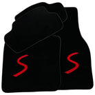 Black Floor Mats for Mini Cabrio R57 Convertible (2009-2016) - AutoWin