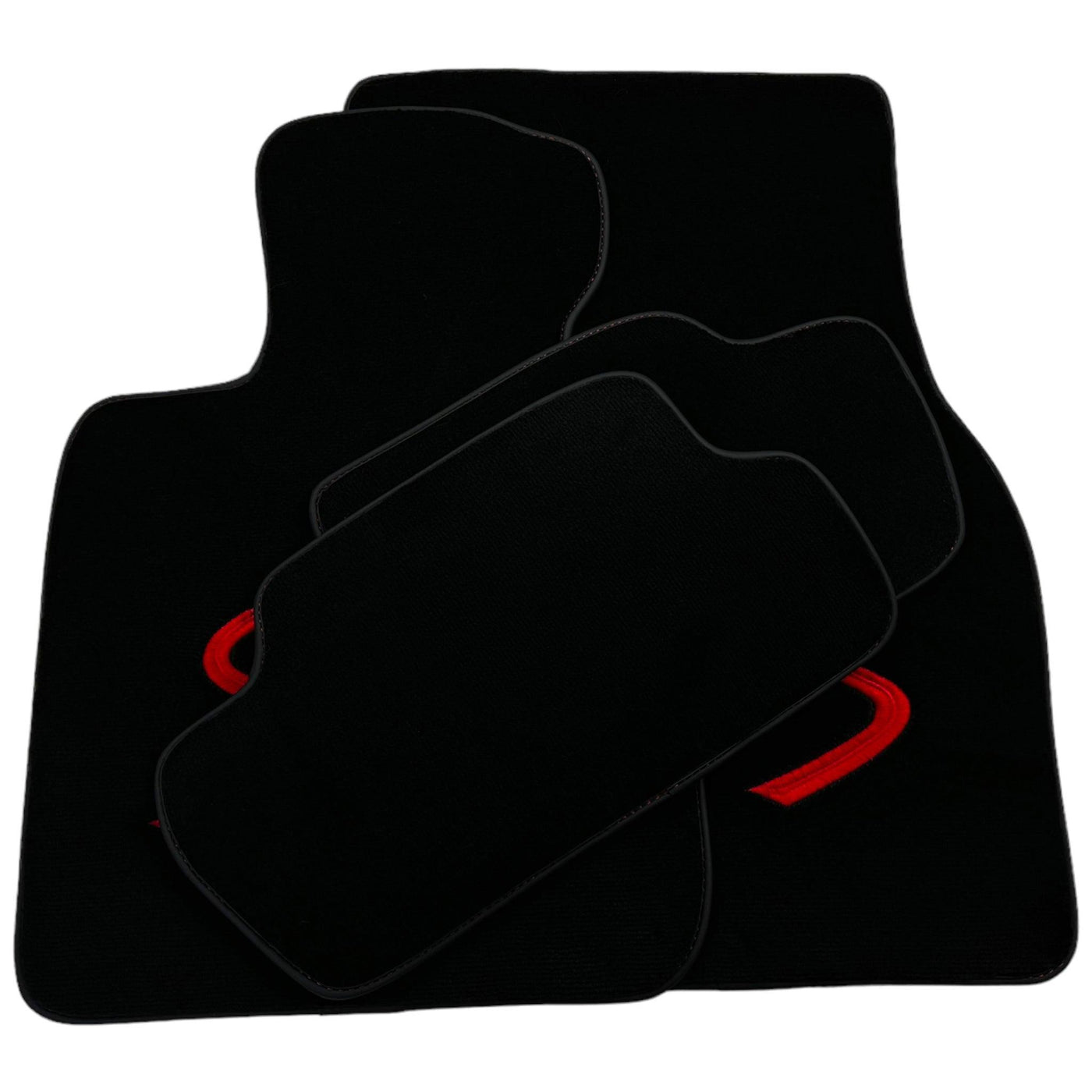 Black Floor Mats for Mini Cooper / One F55 5-doors (2015-2023) - AutoWin