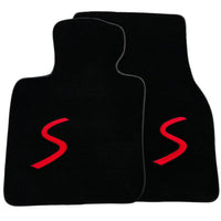 Black Floor Mats for Mini Cooper / One F56 3-doors (2014-2023) - AutoWin