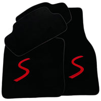 Black Floor Mats for Mini Cooper / One R50 (2001-2007) - AutoWin