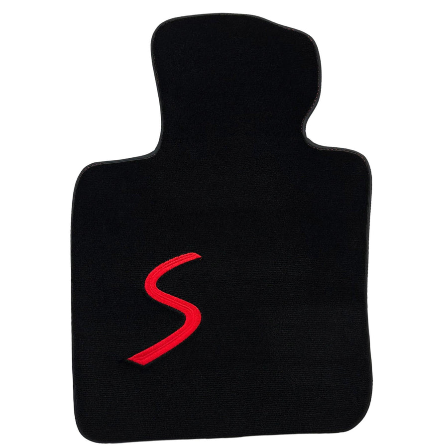 Black Floor Mats for Mini Countryman F60 Hybrid (2020-2023) - AutoWin