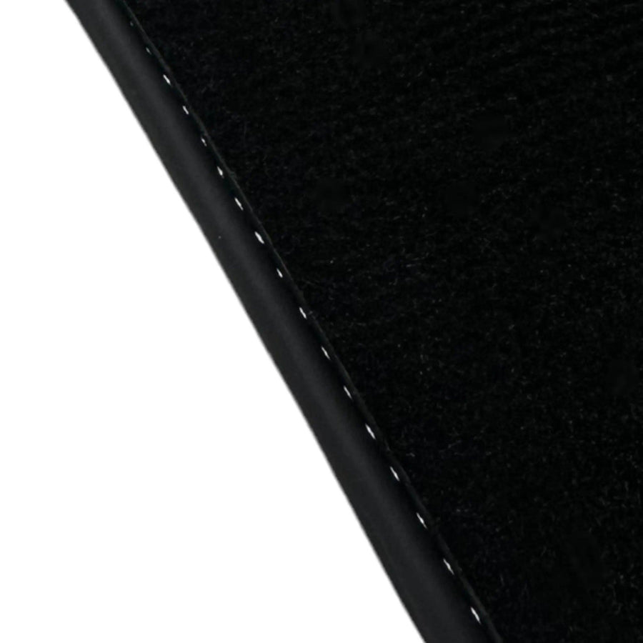 Black Floor Mats for Pontiac FireBird (1970-1981) with Trans Am Logo - AutoWin
