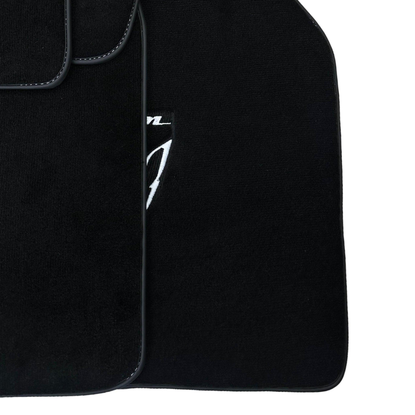 Black Floor Mats for Pontiac FireBird (1993-2002) with Trans Am Logo - AutoWin