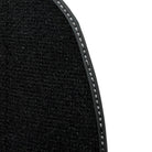 Black Floor Mats for Porsche Classic 911 (1963-1989) with Leather - AutoWin