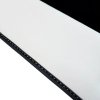 Black Floor Mats for Rolls Royce Cullinan (2018-2025) with White Leather