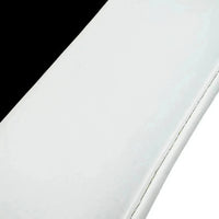 Black Floor Mats for Rolls Royce Cullinan 2018-2025 with White Leather | White Trim