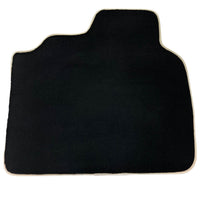 Black Floor Mats for Toyota Camry (2017-2023) Beige Trim - AutoWin