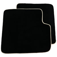 Black Floor Mats For Toyota Corolla E12 (2001-2007) ER56 Design - AutoWin