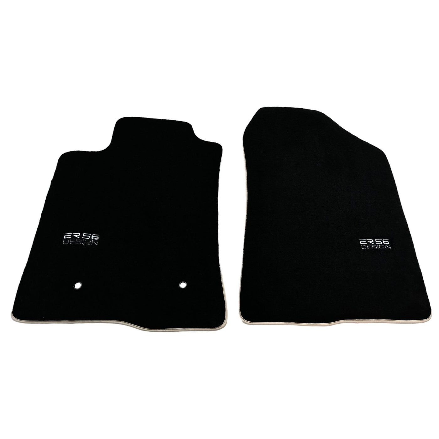 Black Floor Mats For Toyota Corolla Verso (2004-2009) ER56 Design - AutoWin