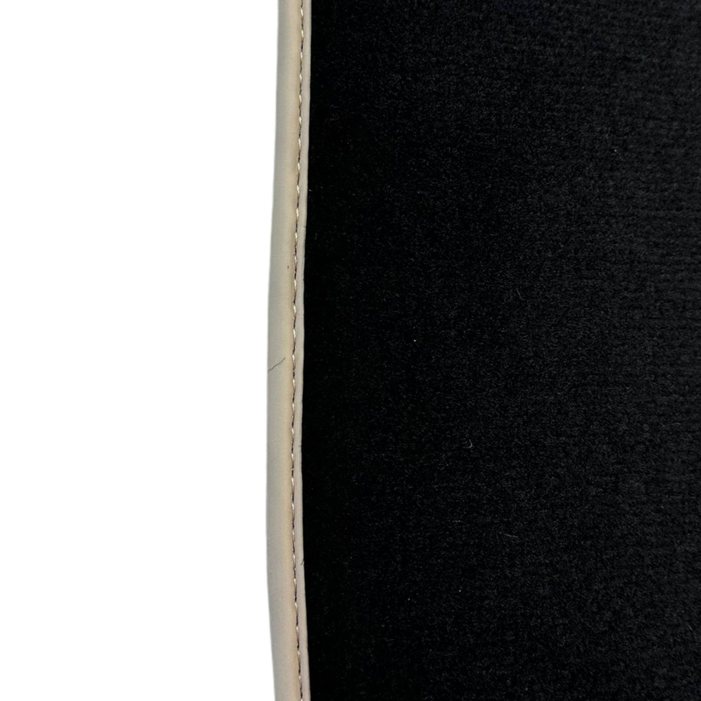 Black Floor Mats For Toyota Land Cruiser 120 (2002-2009) Beige Trim | ER56 Design - AutoWin