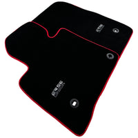 Black Floor Mats For Toyota Land Cruiser 150 (2009-2022) Red Trim | ER56 Design - AutoWin