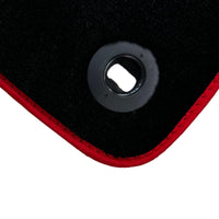 Black Floor Mats For Toyota Land Cruiser 150 (2009-2022) Red Trim | ER56 Design - AutoWin
