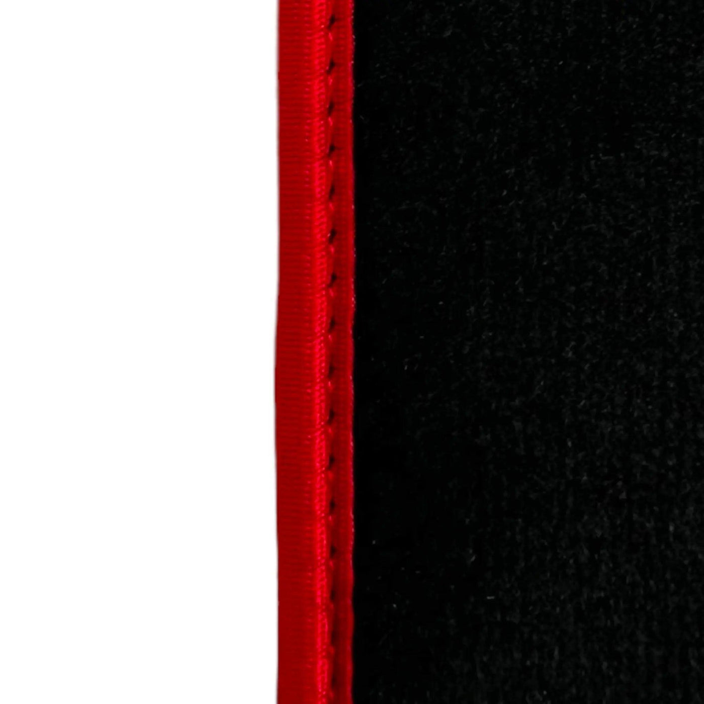 Black Floor Mats For Toyota RAV4 (2000-2003) ER56 Design with Red Trim - AutoWin