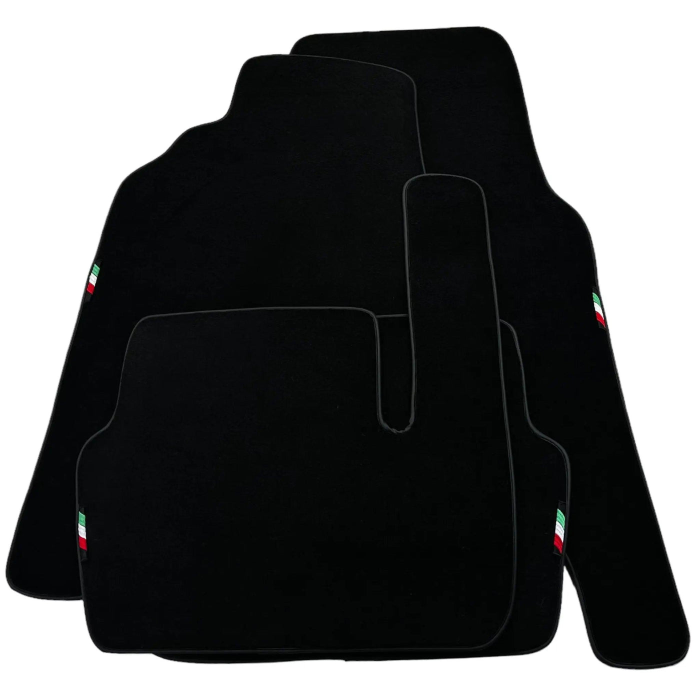 Black Floor Mats Set with Trunk Mat For Ferrari 456 (1992-2003) Italian Edition - AutoWin