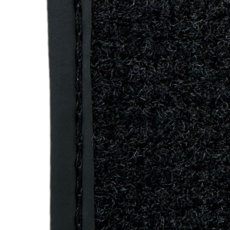 Black Floor Mats for Porsche Taycan (2020-2023) with Carbon - AutoWin