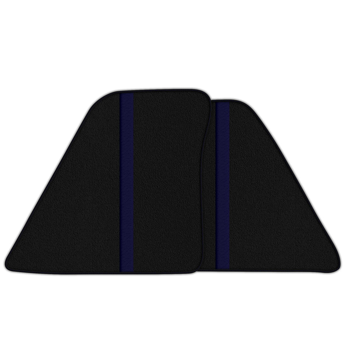 Black Floor Mats with Leather Line for Ferrari 296 GTB (2022-2027) - Various Colors