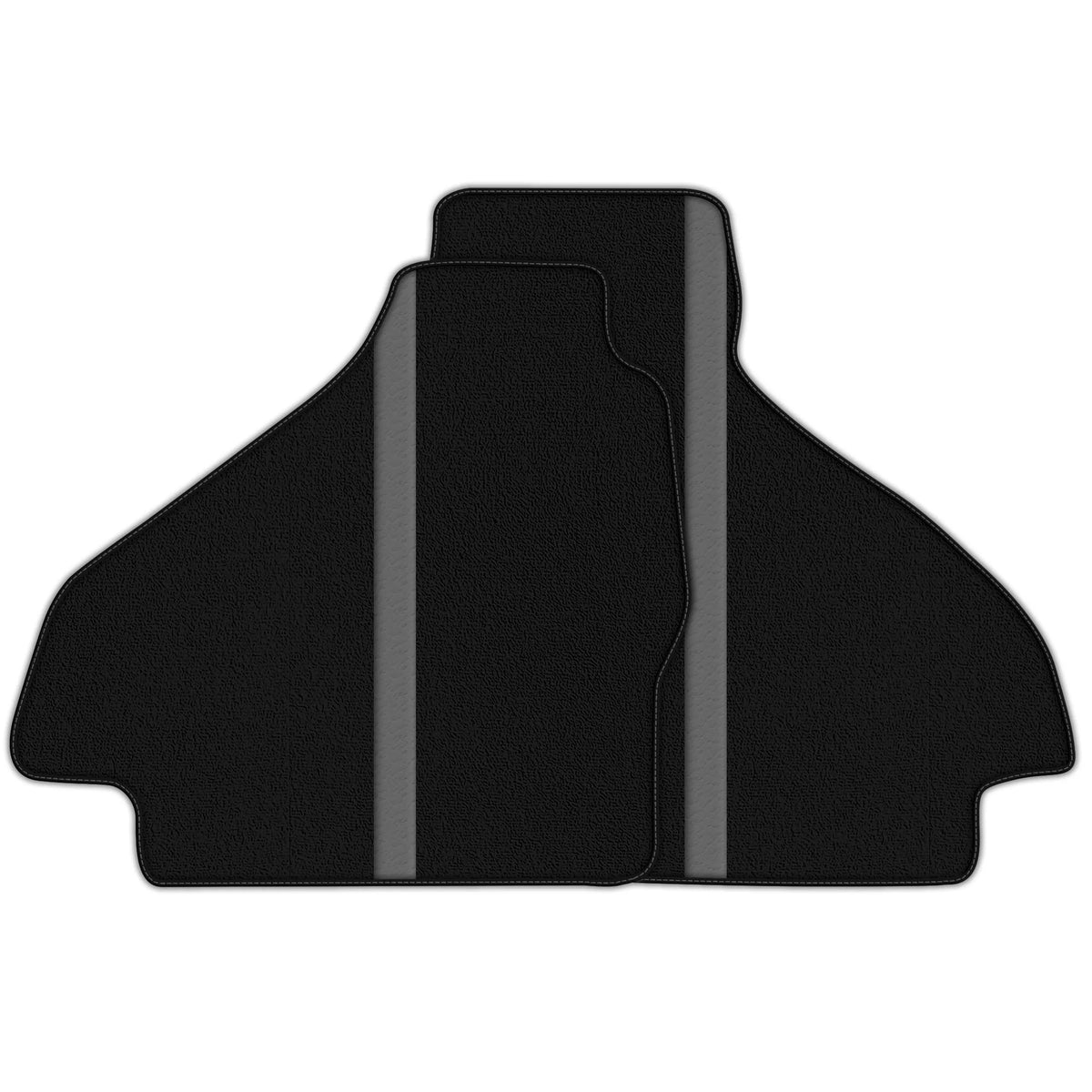 Black Floor Mats with Leather Line for Ferrari 512 TR (1992-1994) - Various Colors