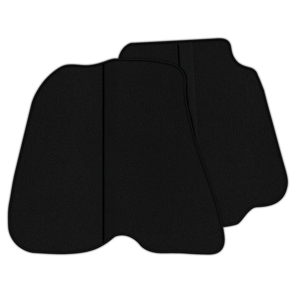 Black Floor Mats with Leather Line for Ferrari 812 Superfast (2018-2023) - Various Colors