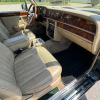 Tappeti in pelle di pecora nera per Rolls-Royce Wraith (2013–2023) Edizione senza gradini