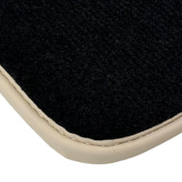 Black Mats For BMW M5 G90 (2023-2026) Sedan | Beige Trim - AutoWin