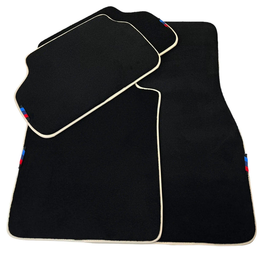 Black Mats For BMW Gran Tourer F46 (2015-2022) 5 Seats | Beige Trim - AutoWin