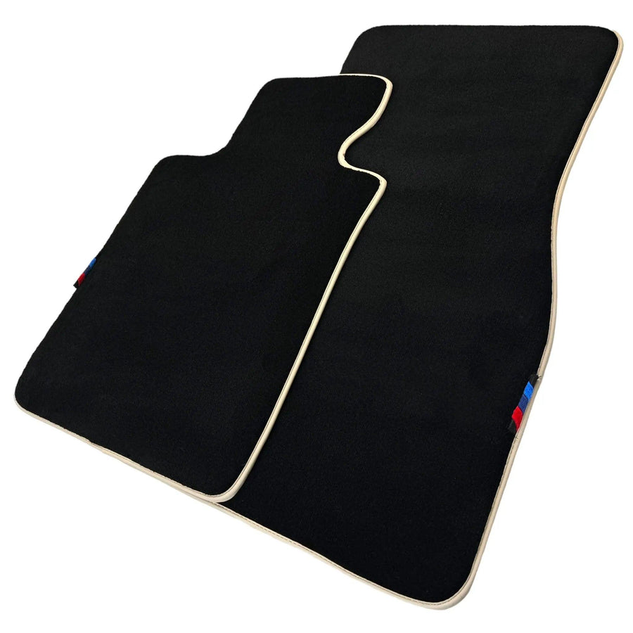 Black Mats For BMW Gran Tourer F46 (2015-2022) 7 Seats | Beige Trim - AutoWin