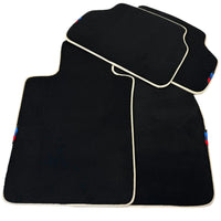 Black Mats For BMW M5 G90 (2023-2026) Sedan | Beige Trim - AutoWin