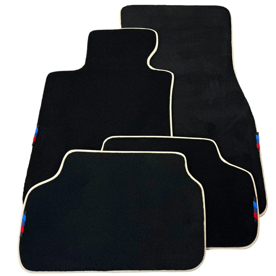 Black Mats For BMW G60 (2023-2026) Sedan | Beige Trim - AutoWin