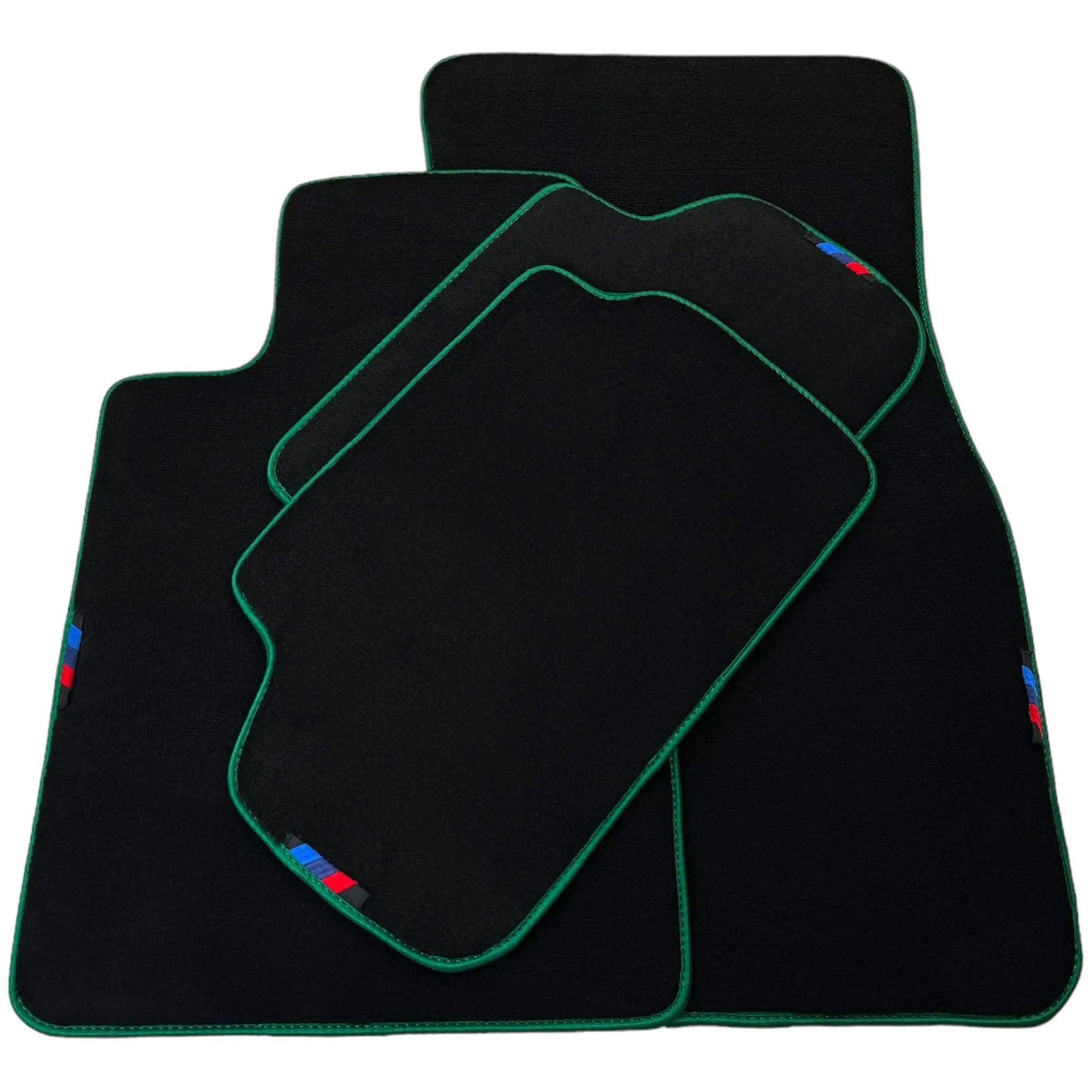 Black Mats For BMW M3 G81 Touring (2022-2026) | Green Trim - AutoWin