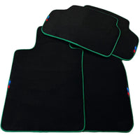 Black Mats For BMW G60 (2023-2026) Sedan | Green Trim - AutoWin