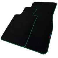 Black Mats For BMW U06 (2022-2026) | Green Trim - AutoWin