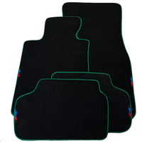Black Mats For BMW G60 (2023-2026) Sedan | Green Trim - AutoWin