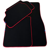 Black Mats For BMW 1 Series F70 | Red Trim - AutoWin
