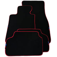 Black Mats For BMW Gran Tourer F46 (2015-2022) 5 Seats | Red Trim - AutoWin