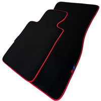 Black Mats For BMW 1 Series F70 | Red Trim - AutoWin