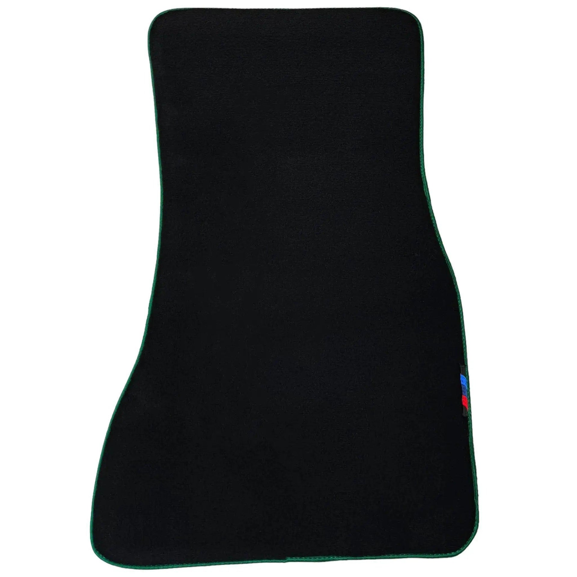 Black Mats For BMW 6 Series E24 Coupe | Green Trim - AutoWin