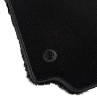 Black Sheepskin Floor Mats for Ferrari 458 GT2 (2012-2015)