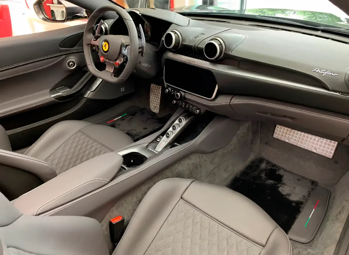 Interior look of floor mats for Ferrari Portofino M (2018-2023)