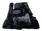 Black Sheepskin Floor Mats For Mercedes-Benz G Class W463 (2008-2018) ER56 Design - AutoWin