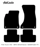 Blue Floor Mats for Audi A5 - 8TA Sportback (2009-2017) | ER56 Design - AutoWin